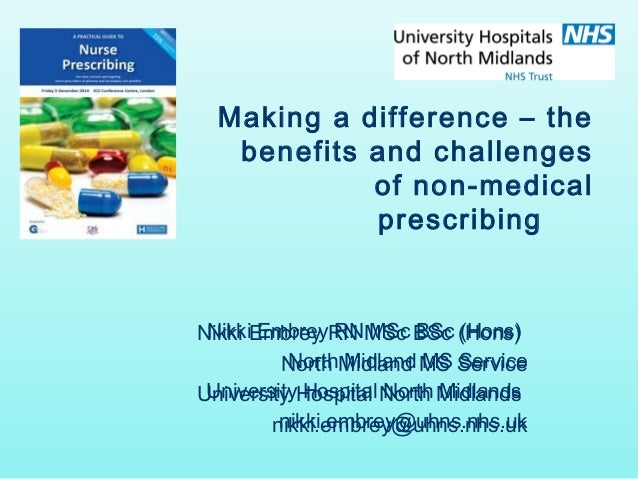 Non-medical Prescribing